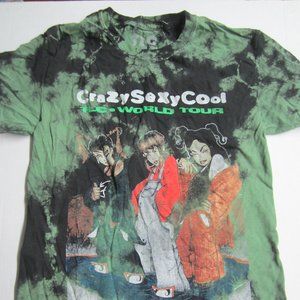 TLC Crazy sexy cool green tie dye t-shirt